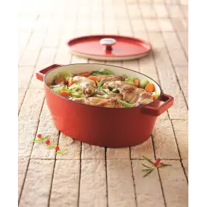 Кастрюля Pyrex Slow Cook red, (6 л) UA