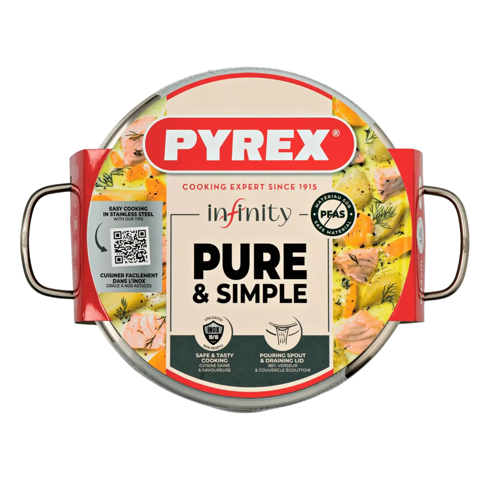Кастрюля Pyrex Infinity, (4 л) 24 см UA