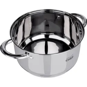 Каструля BRAVO CHEF 20 см (3.6 л) з кришкою нерж. (BC-2001-20P) UA