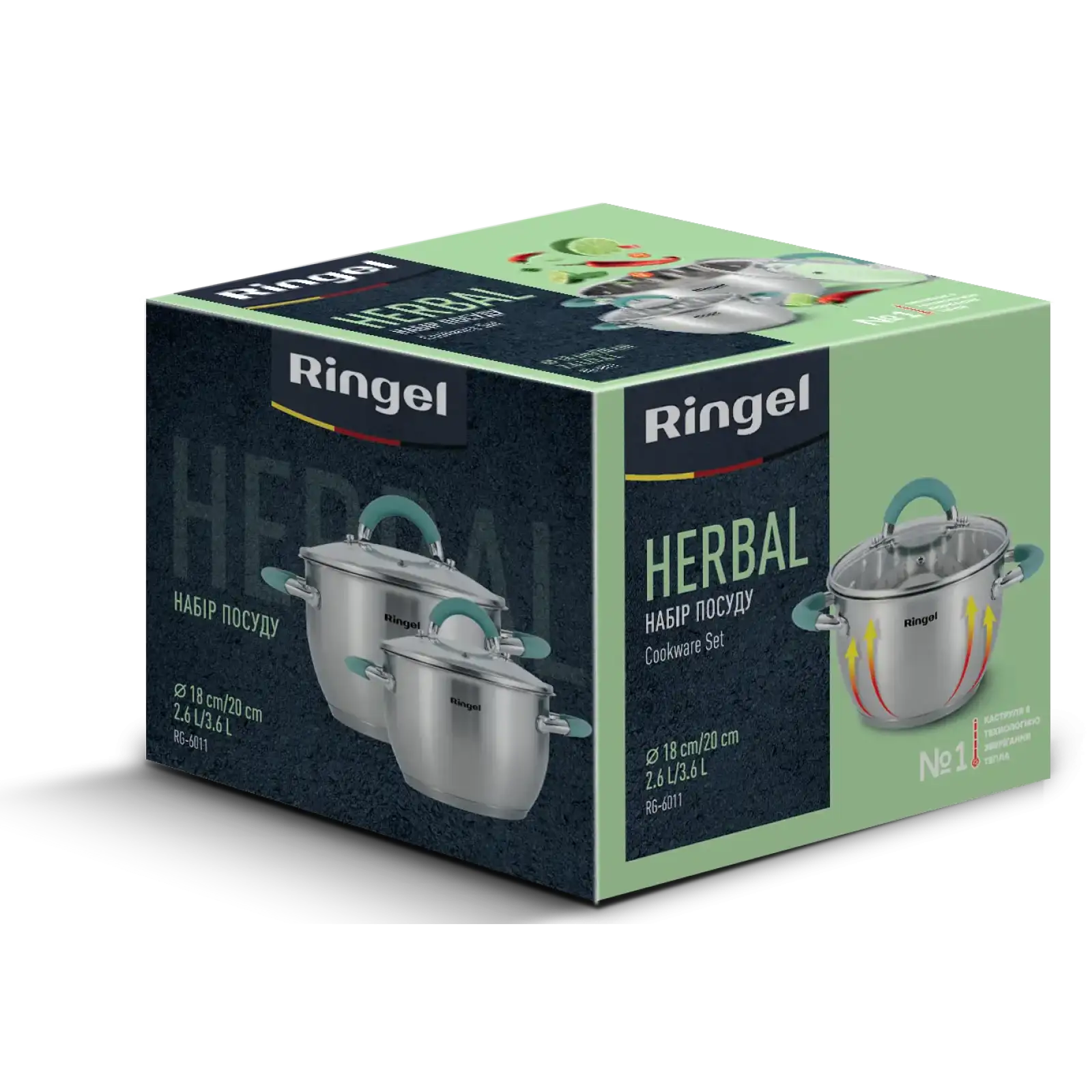 Набір посуду Ringel Herbal, 4 предмети UA