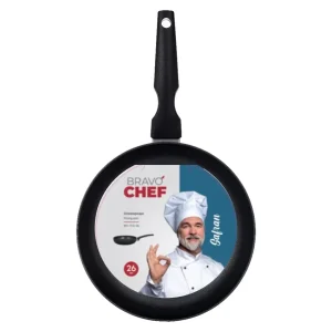 Сковорода BRAVO CHEF Safran 26 см б/кришки UA