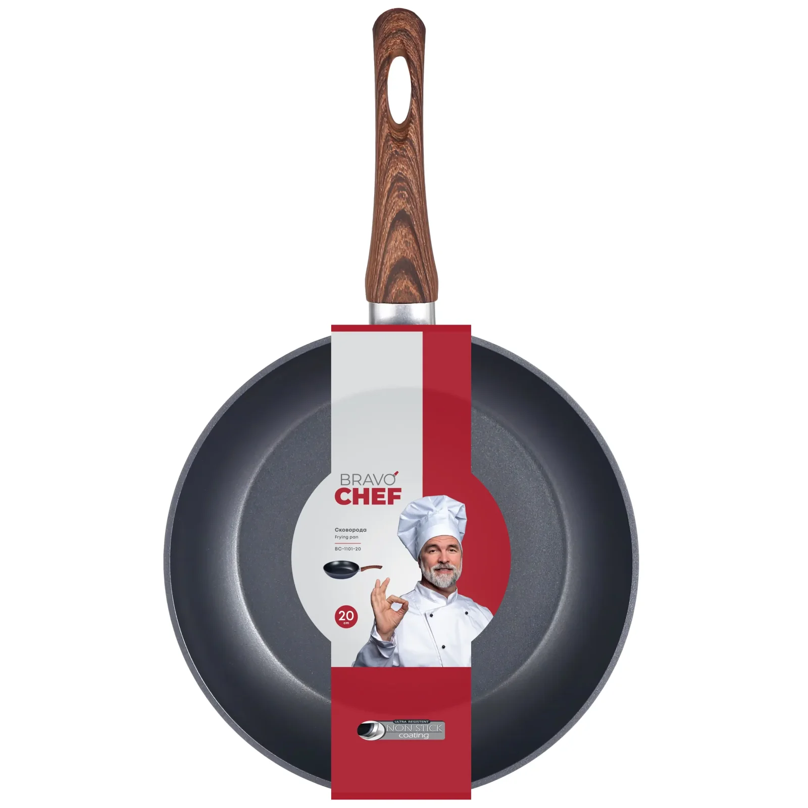 Сковорода Bravo Chef классическая 20 см UA