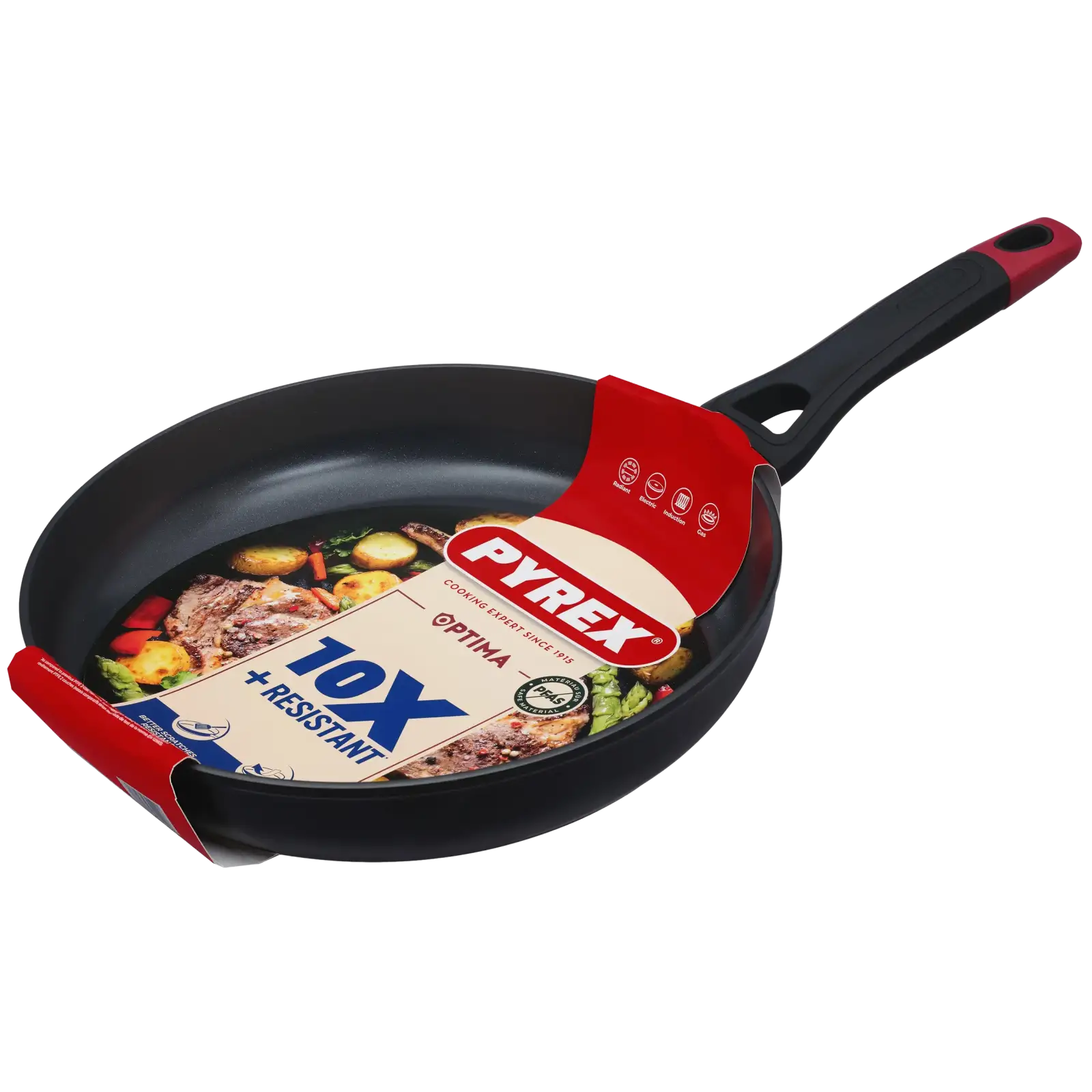 Сковорода Pyrex Optima 30 см, класична UA