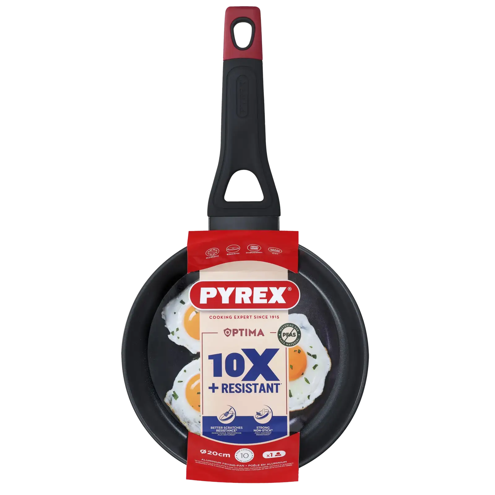 Сковорода Pyrex Optima 20 см, класична UA