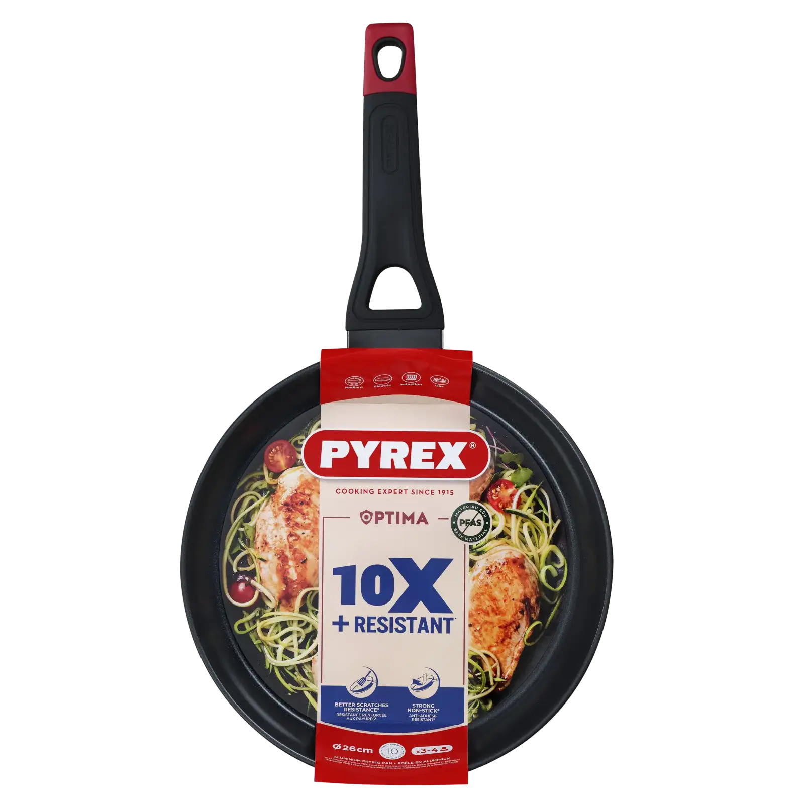 Сковорода Pyrex Optima 26 см, класична UA