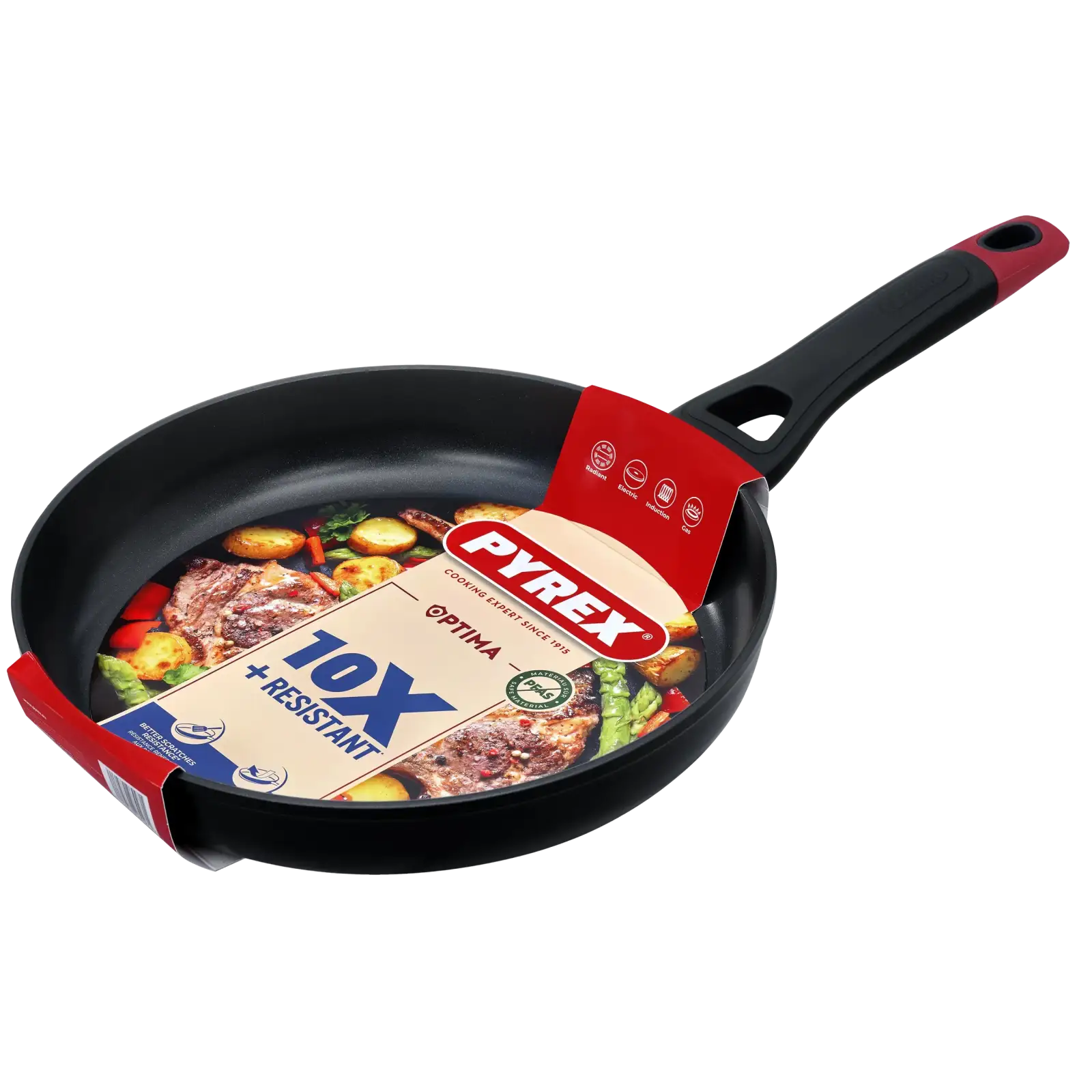 Сковорода Pyrex Optima 28 см, класична UA