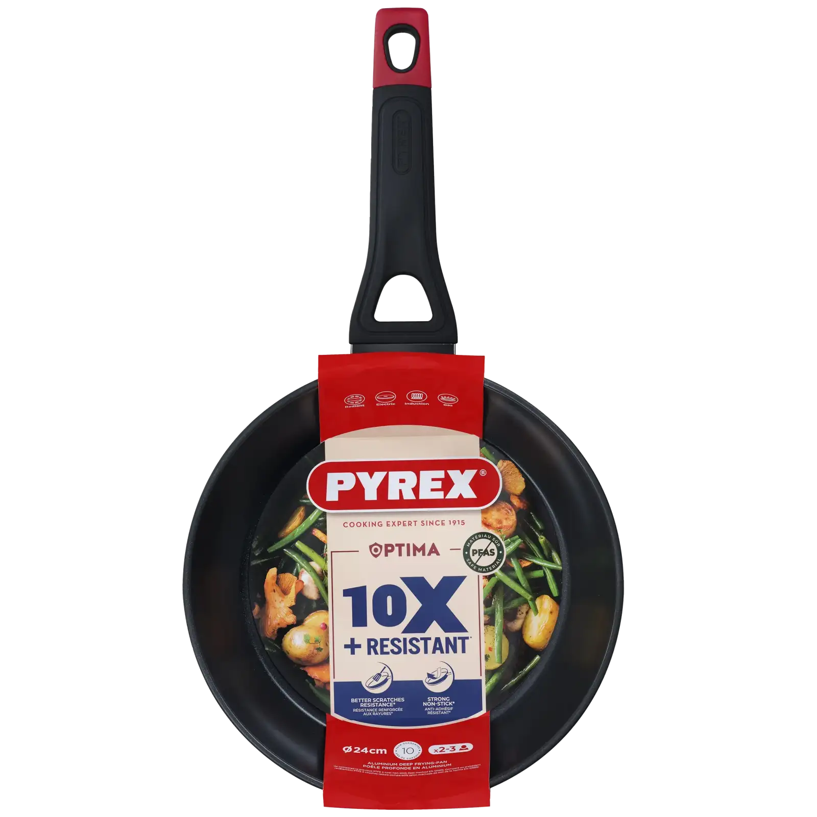 Сковорода Pyrex Optima 24 см, глибока UA