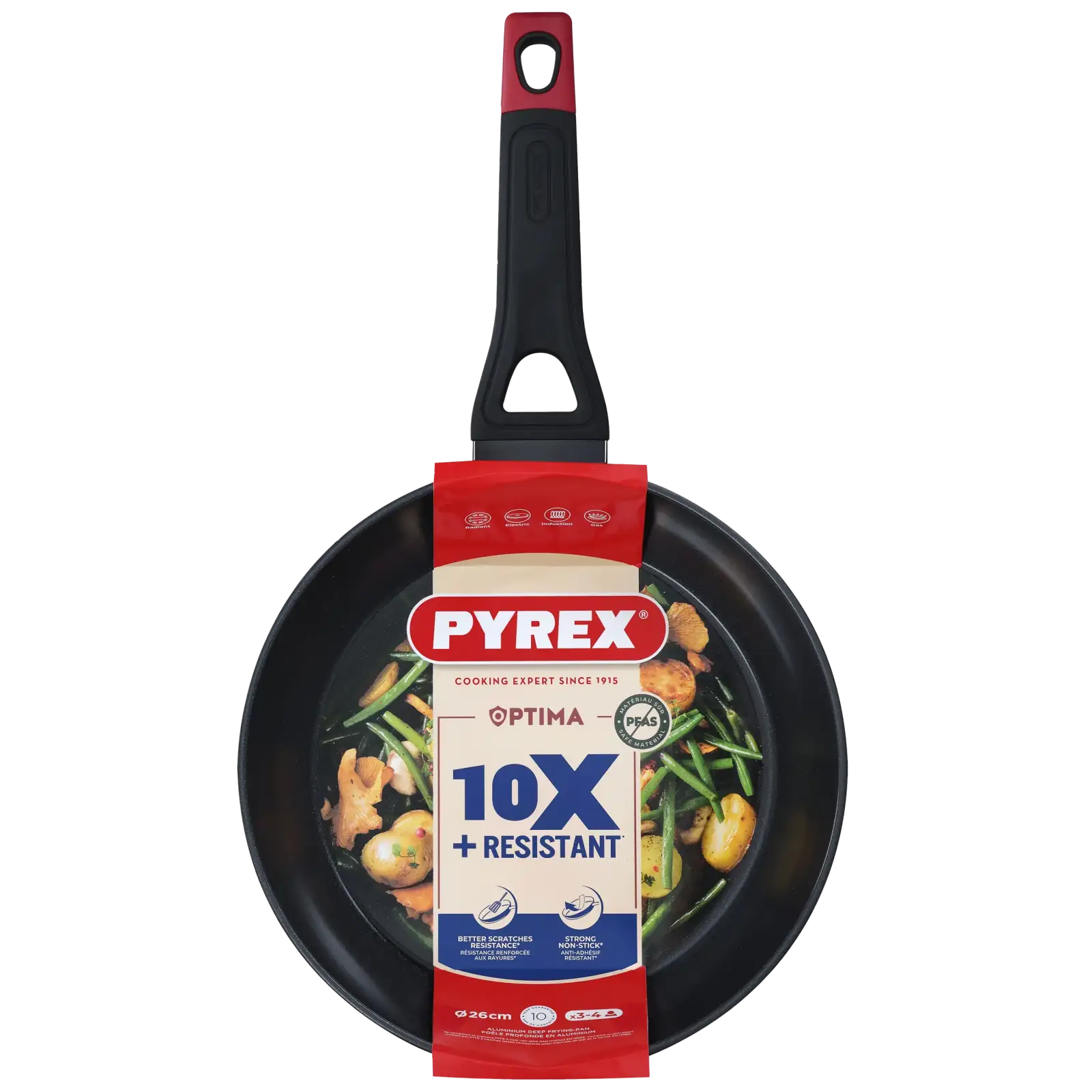 Сковорода Pyrex Optima 26 см, глибока UA