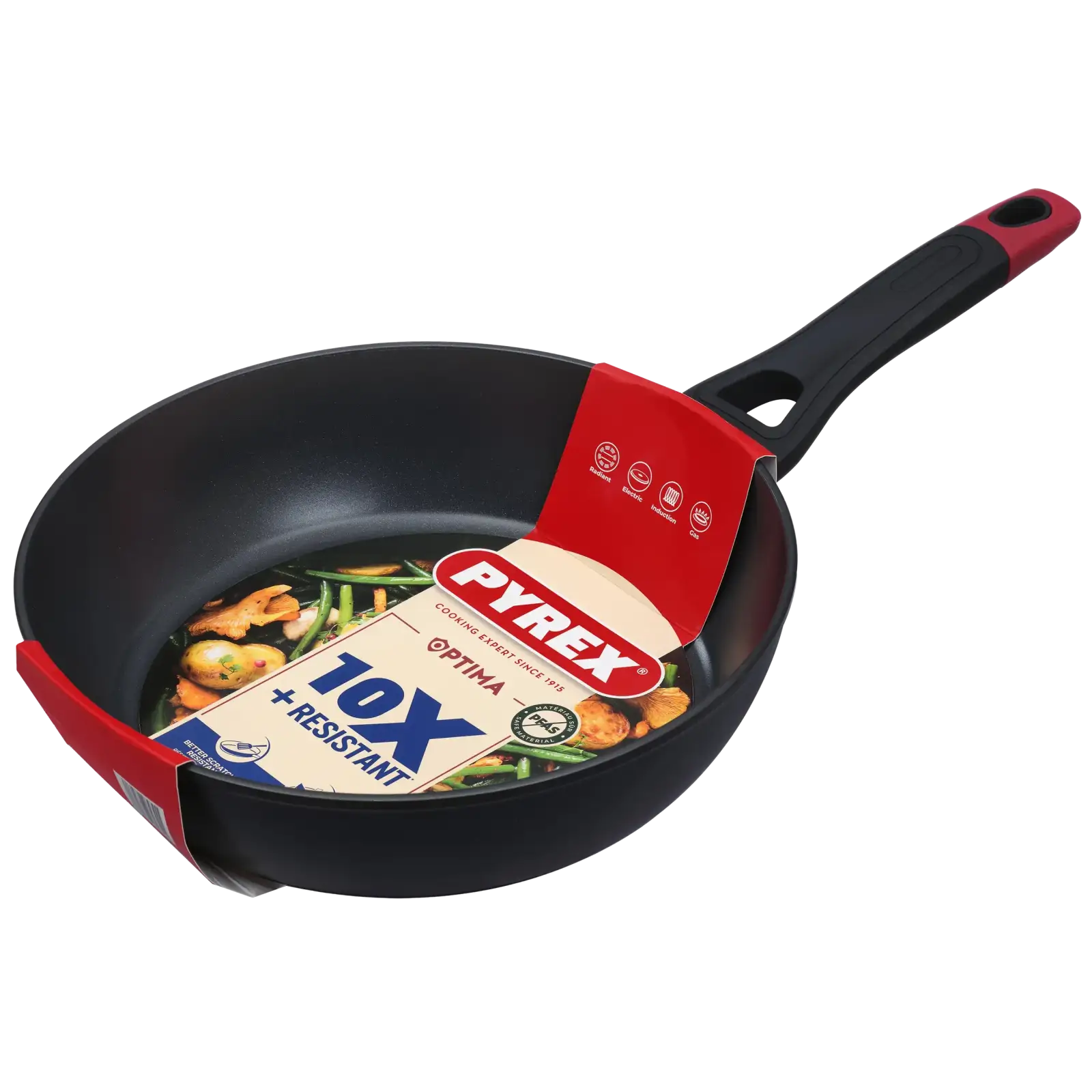 Сковорода Pyrex Optima 28 см, глибока UA
