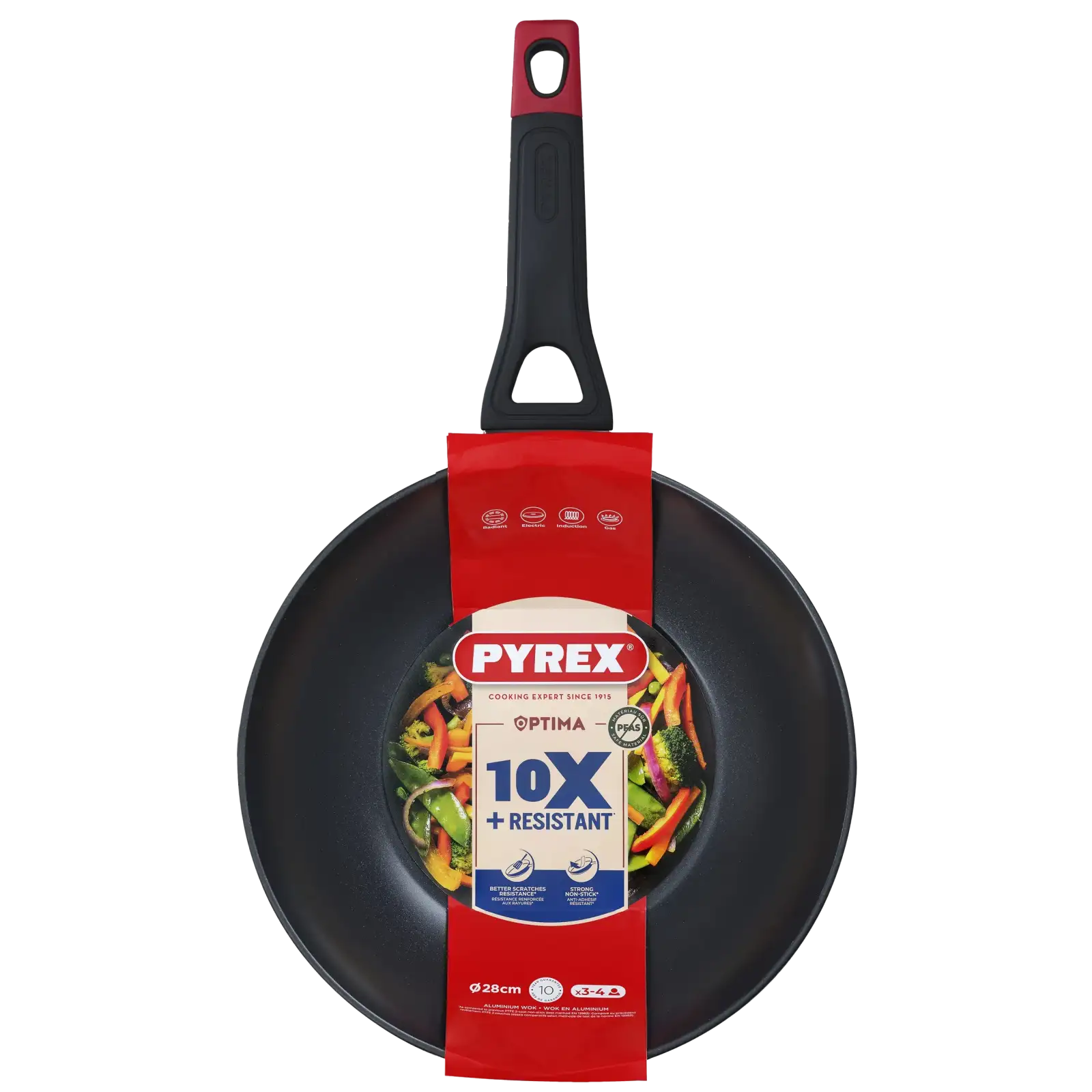 Сковорода Pyrex Optima 28 см, WOK UA