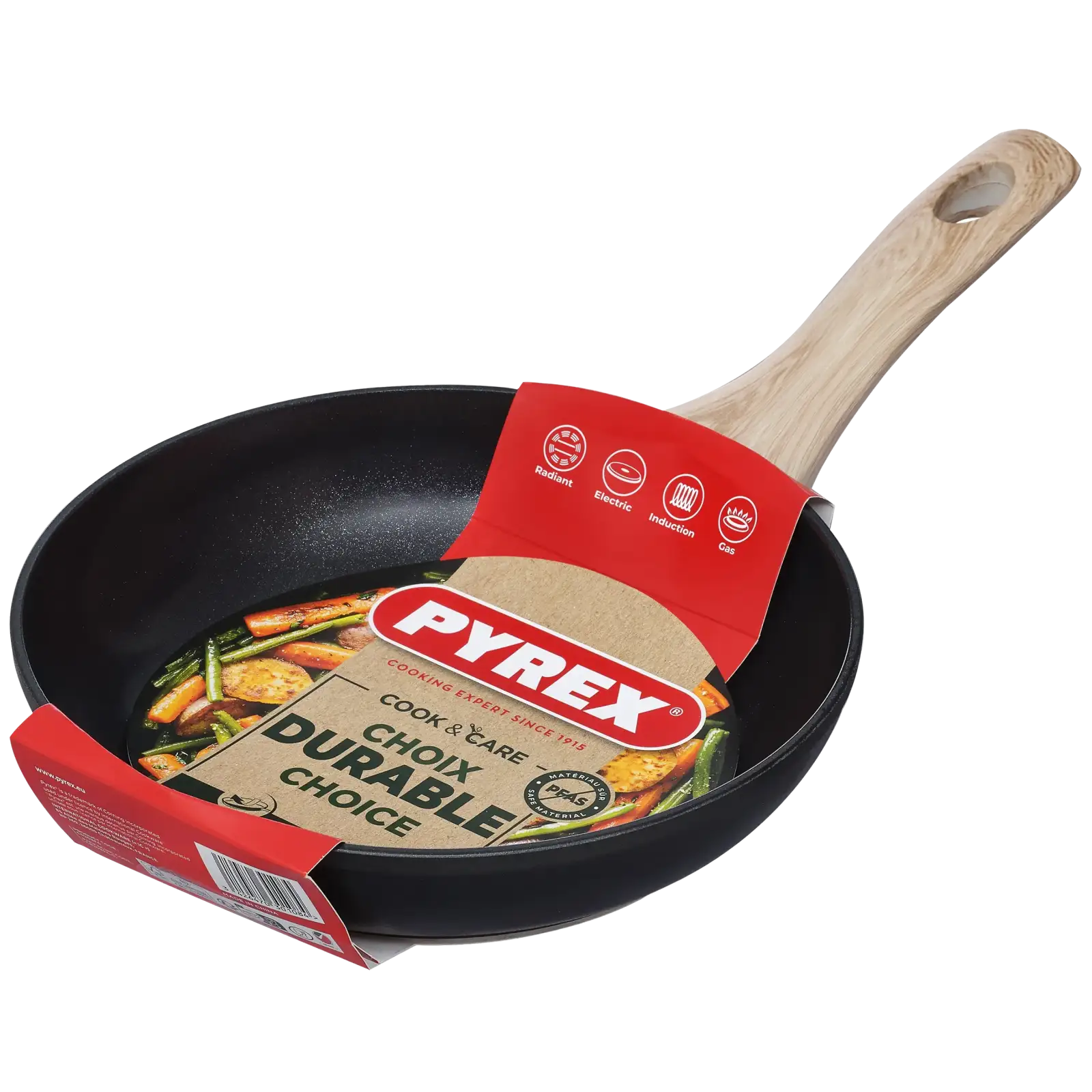 Сковорода Pyrex Cook&Care 20 см, классическая UA