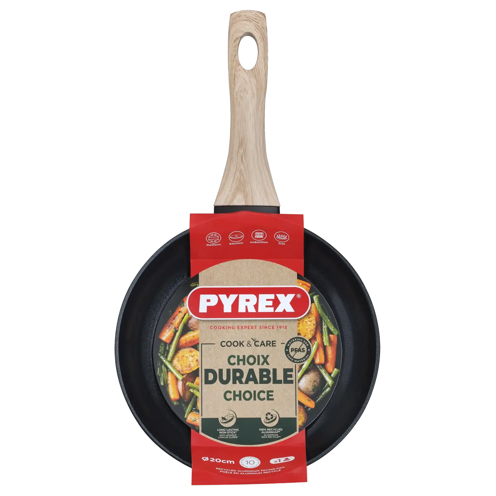 Сковорода Pyrex Cook&Care 20 см, классическая UA