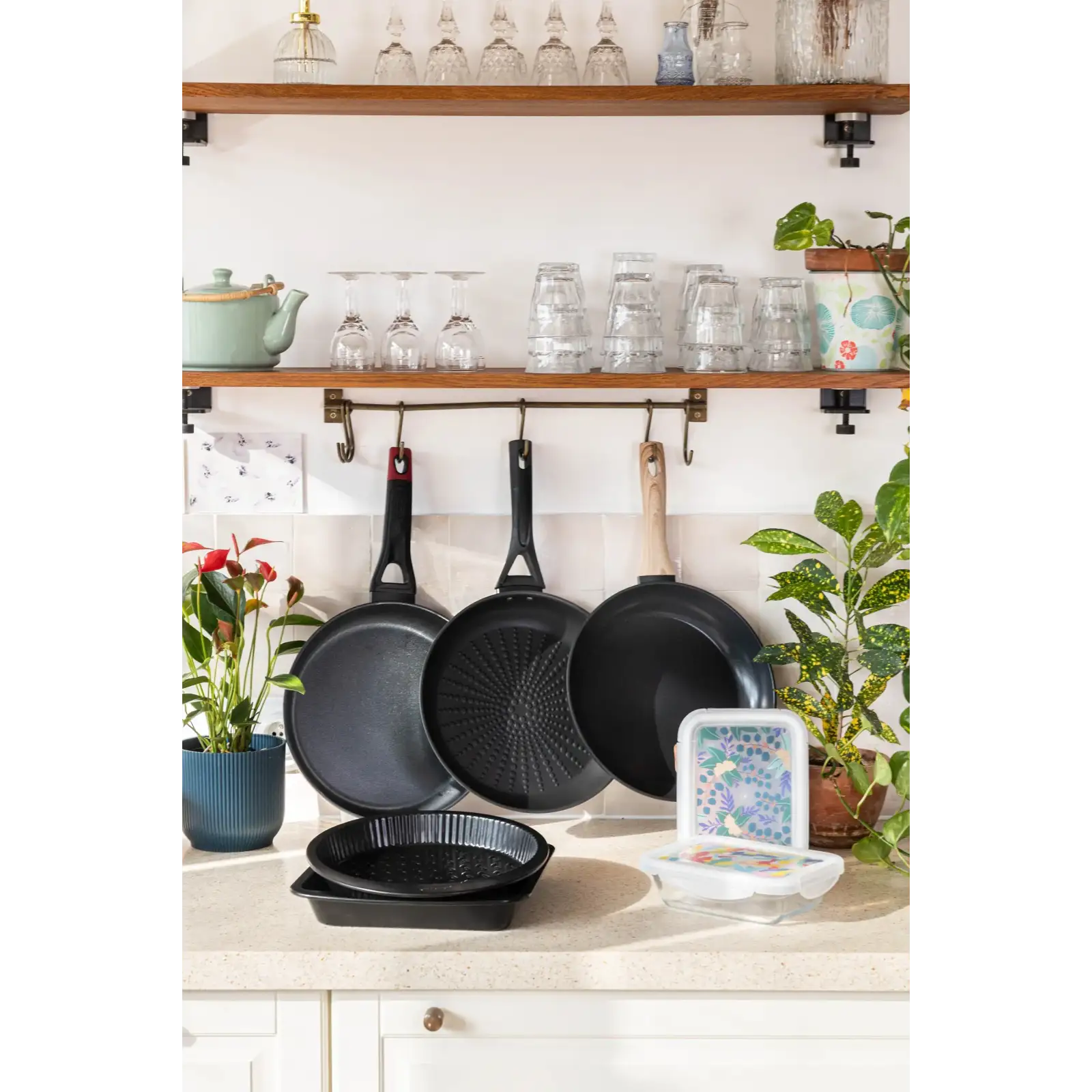 Сковорода Pyrex Cook&Care 24 см, класична UA