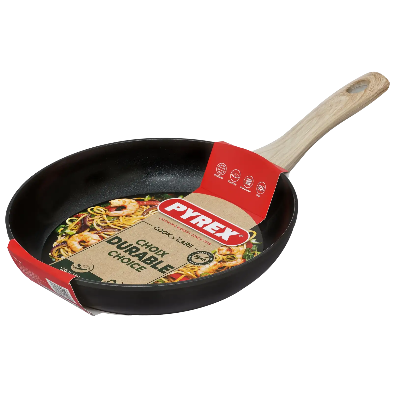 Сковорода Pyrex Cook&Care 26 см, класична UA