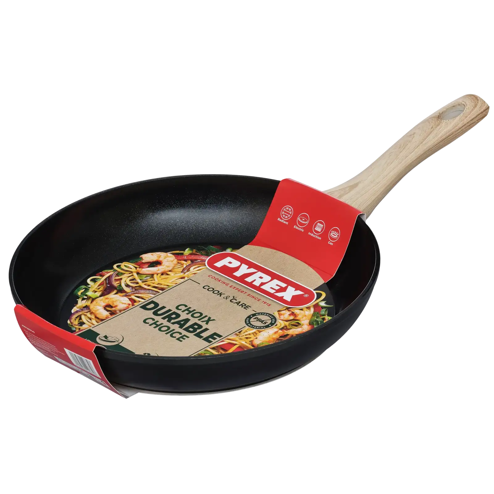 Сковорода Pyrex Cook&Care 28 см, класична UA