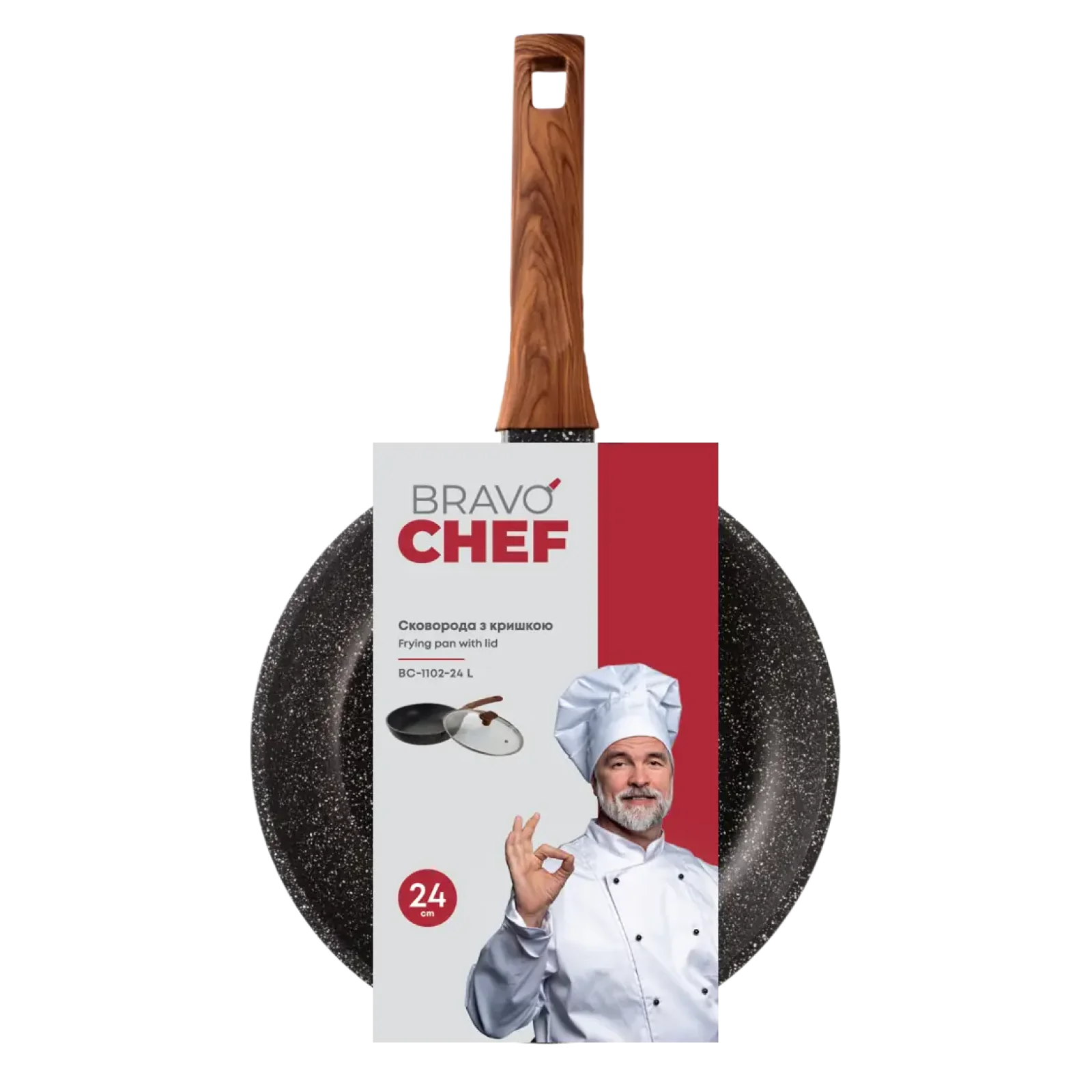 Сковорода Bravo Chef 24 см UA