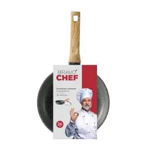 Сковорода Bravo Chef с крышкой 26 см UA
