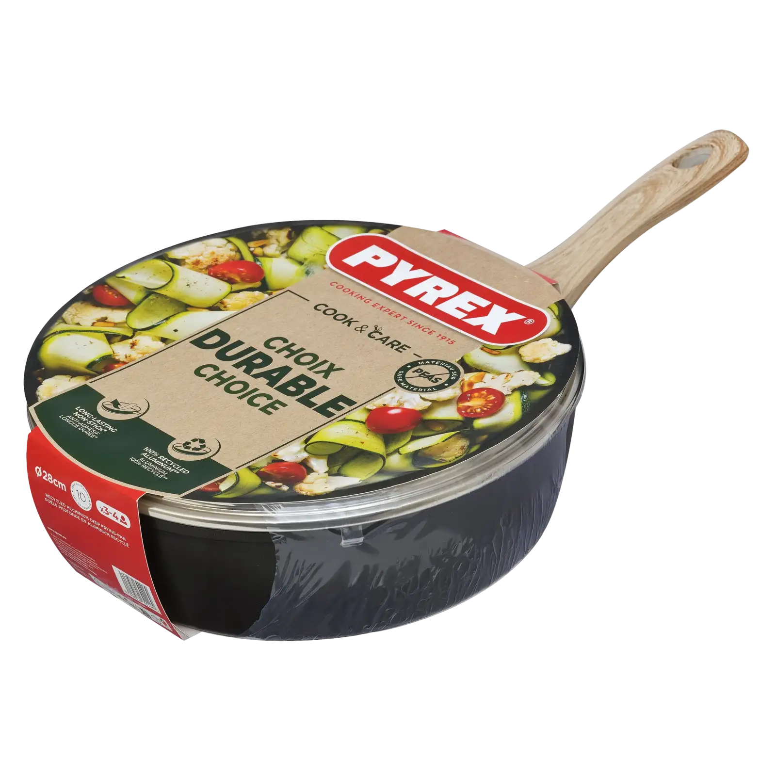 Сковорода Pyrex Cook&Care 28 см, глибока UA