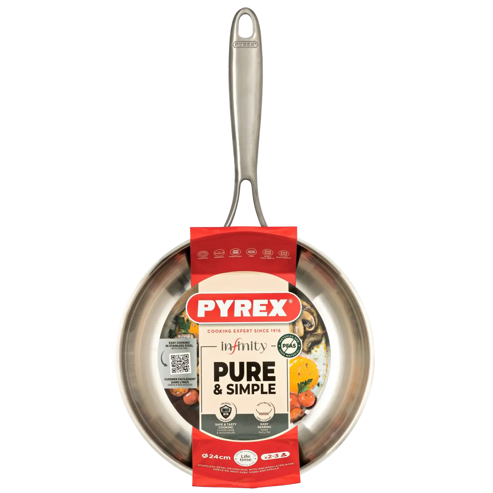 Сковорода Pyrex Infinity, 24 см UA