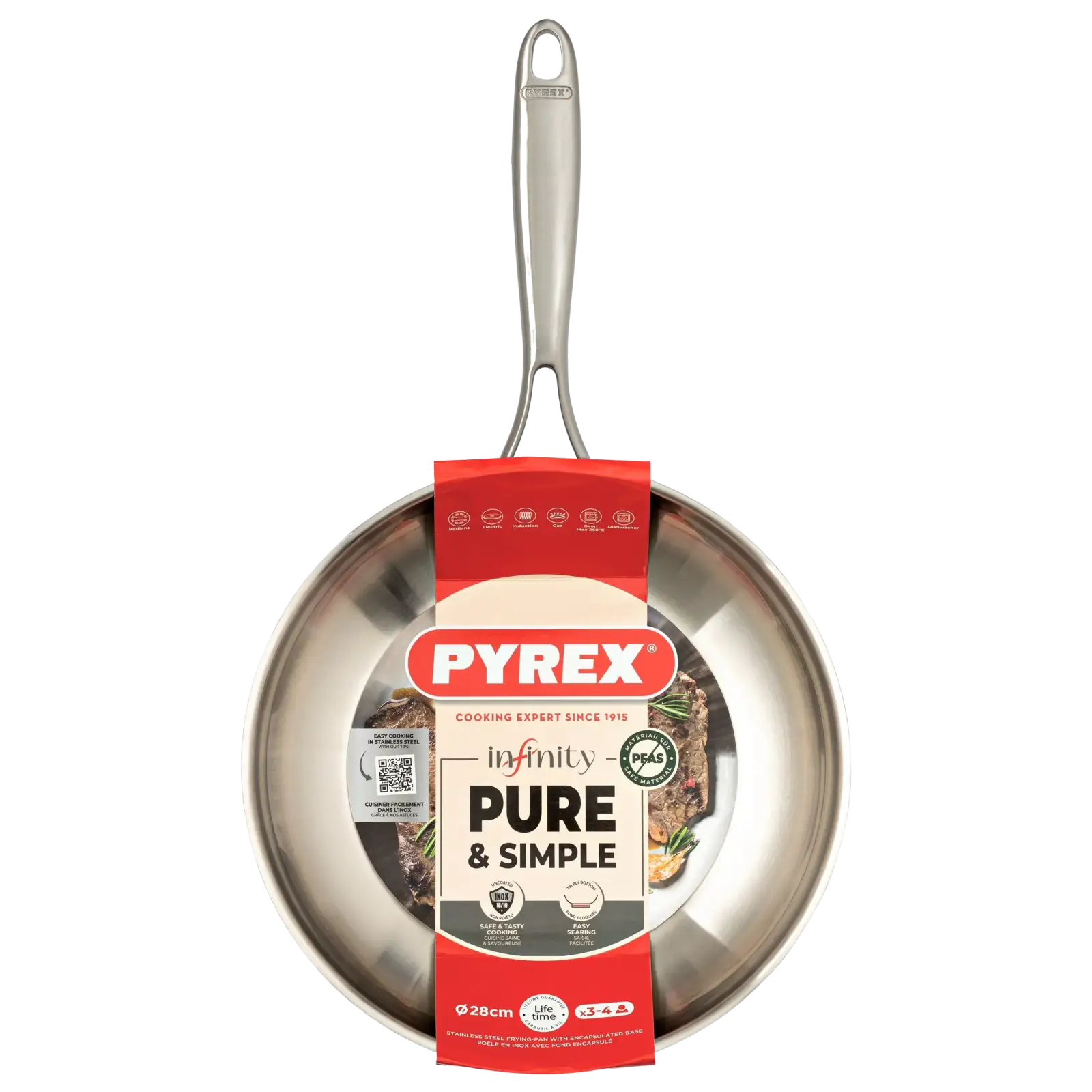Сковорода Pyrex Infinity, 28 см UA