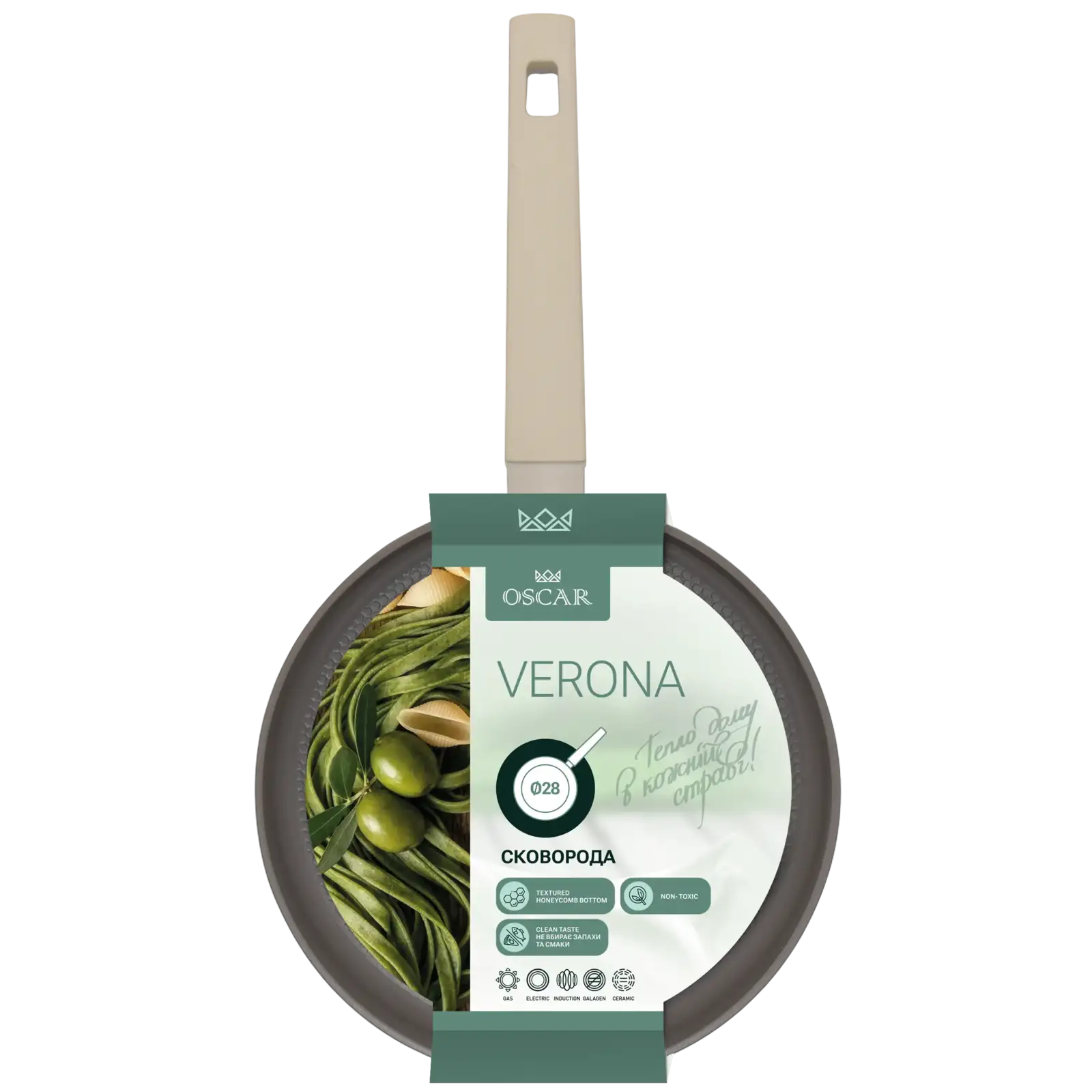 Сковорода Oscar Verona, 28 см new UA