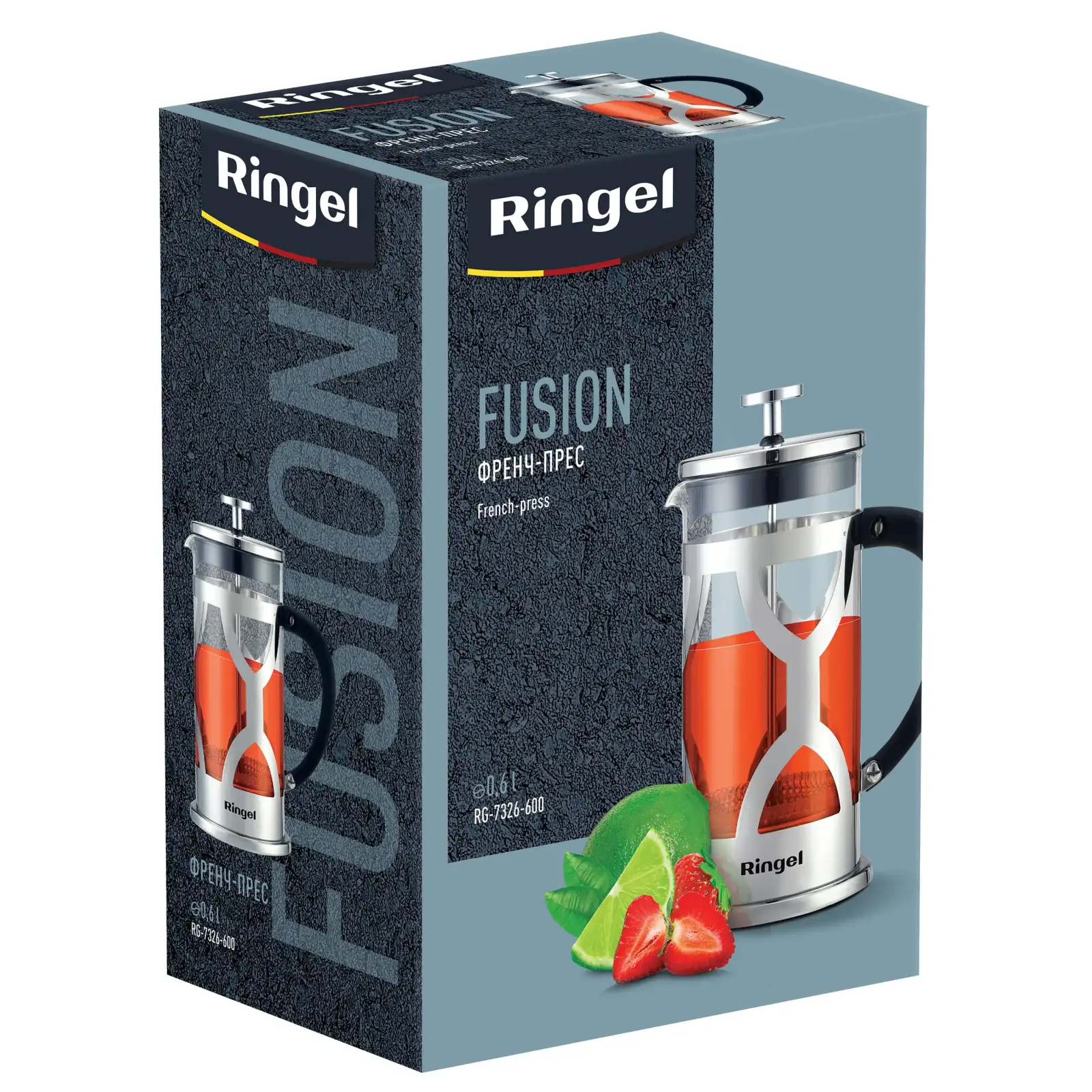 Френч-пресс Ringel Fusion, 0.6 л UA