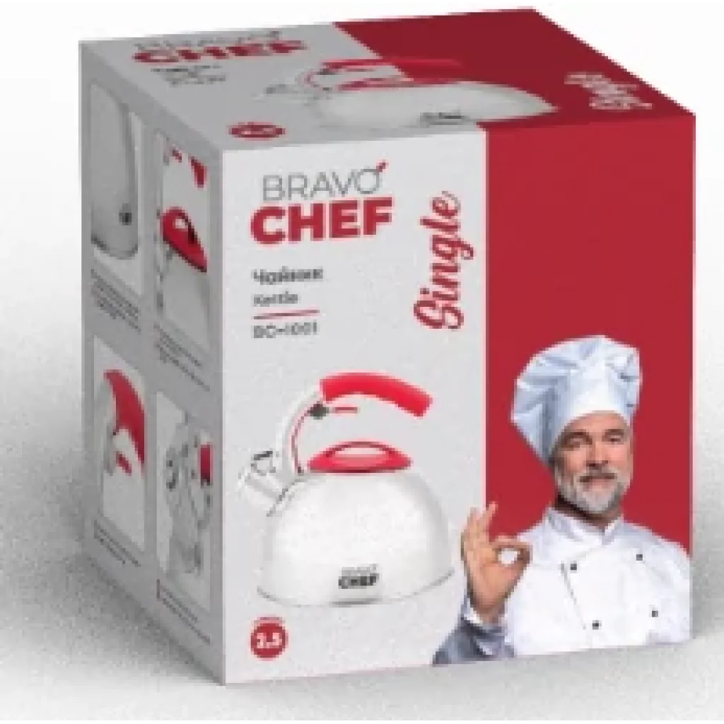 Чайник Bravo Chef Single, 2.5 л UA