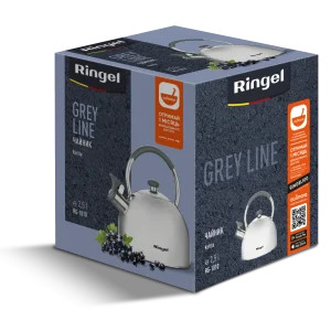 Чайник RINGEL Grey line 2.5 л (RG-1010) UA