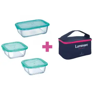 Набір контейнерів із сумкою LUMINARC KEEP'N BOX, 3 шт UA