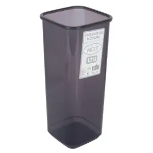 Контейнер для сыпучих Violet House 0299 Transparent Black 1.7 л UA