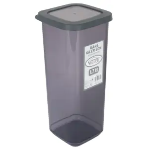 Контейнер для сипучих Violet House 0311 Transparent Black 1.7 л UA