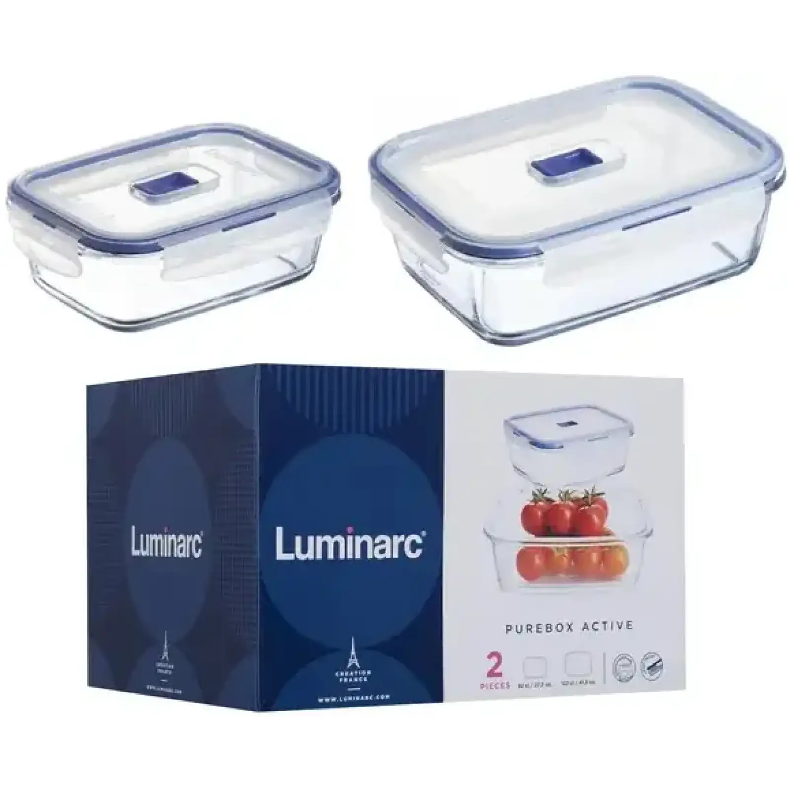 Набор контейнеров LUMINARC PURE BOX ACTIVE, 2 шт UA