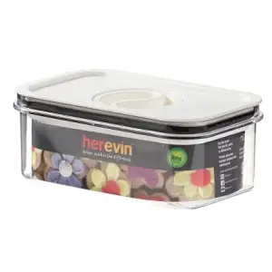 Контейнер HEREVIN Canister-Vacuum Lid-White-Black 0.6 л (161174-000) UA