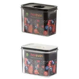 Контейнер HEREVIN Canister-Vacuum Lid-White-Black 1.2 л (161179-000) UA