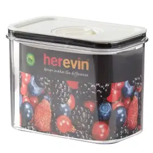 Контейнер HEREVIN Canister-Vacuum Lid-White-Black 1.2 л (161179-000) UA