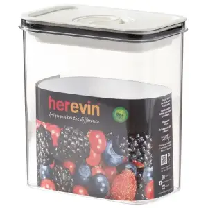 Контейнер HEREVIN Canister-Vacuum Lid-White-Black 1.8 л (161184-000) UA