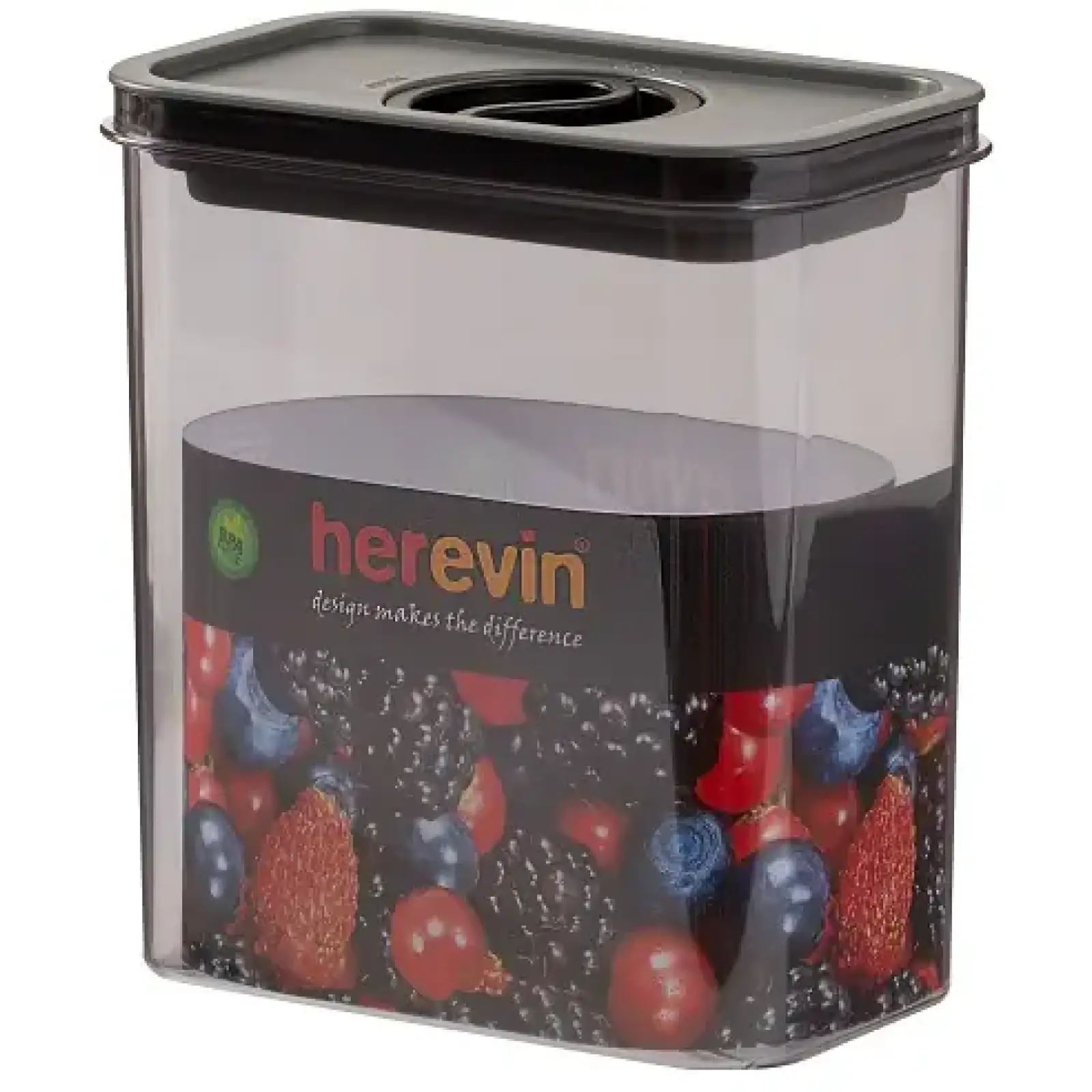 Контейнер HEREVIN Canister-Vacuum Lid-White-Black 1.8 л (161184-000) UA