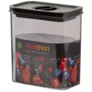 Контейнер HEREVIN Canister-Vacuum Lid-White-Black 1.8 л (161184-000) UA