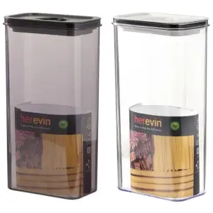 Контейнер HEREVIN Canister-Vacuum Lid-White-Black 3 л (161194-000) UA