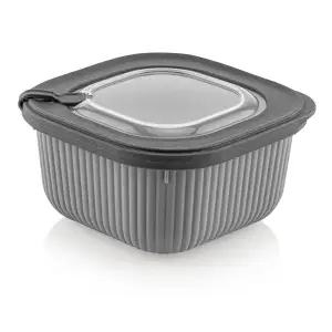 Контейнер Idea Home 00681 Line Box Gray 0.6 л (00681 Gray) UA