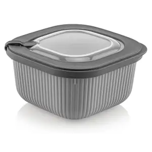 Контейнер Idea Home 00682 Line Box Gray 1.1 л (00682 Gray) UA