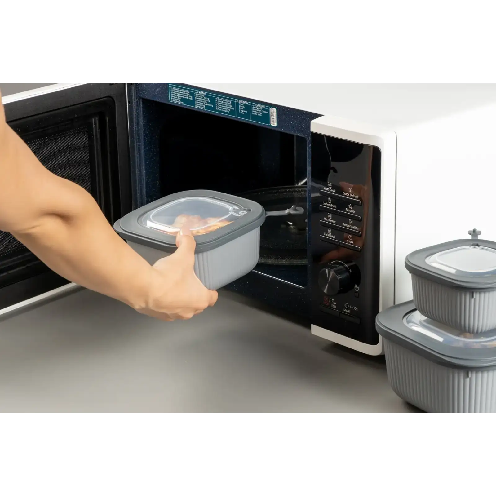Контейнер Idea Home 00682 Line Box Gray 1.1 л (00682 Gray) UA