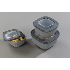 Контейнер Idea Home 00683 Line Box Gray 1.8 л (00683 Gray) UA