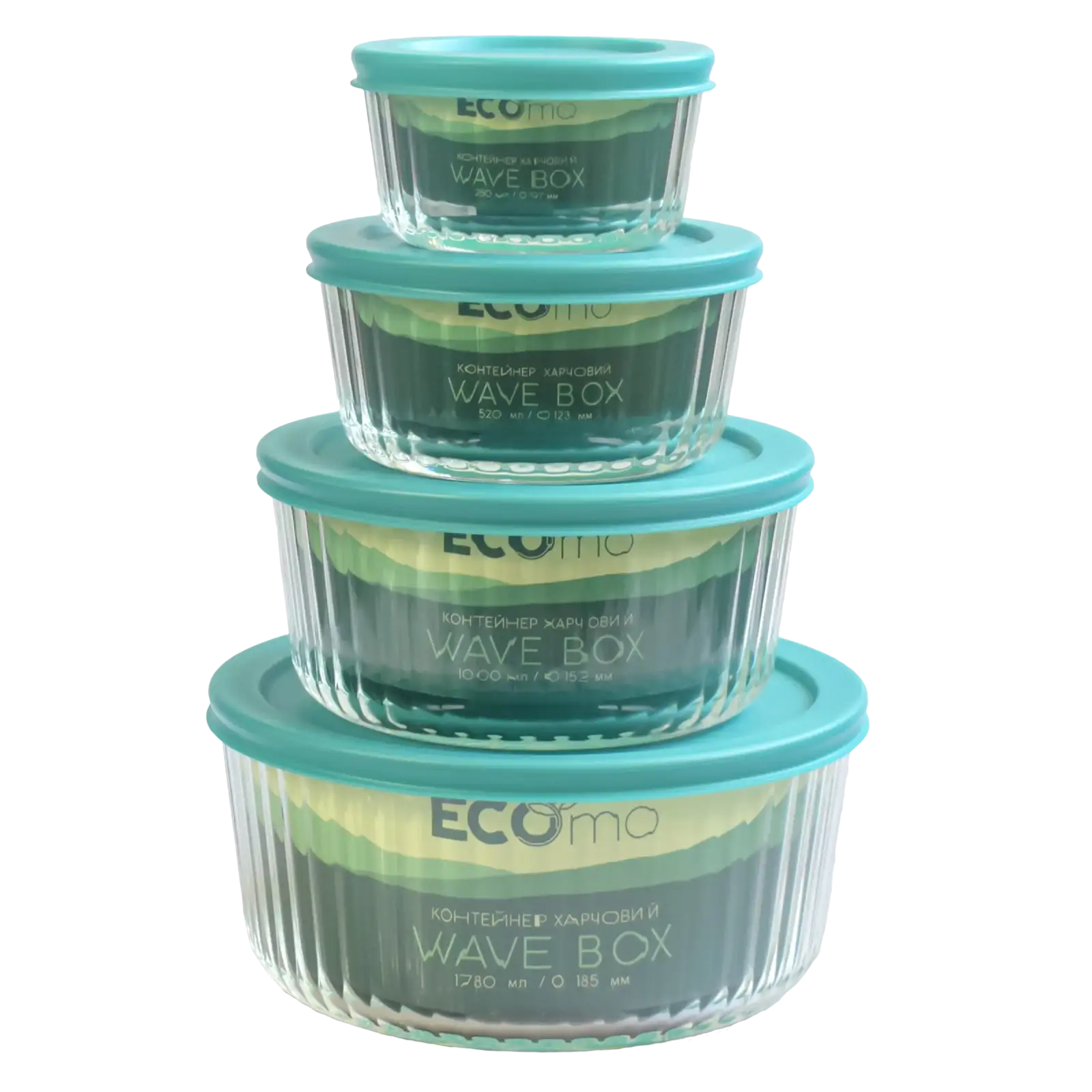 Контейнер ECOmo Wave Box 1780 мл UA