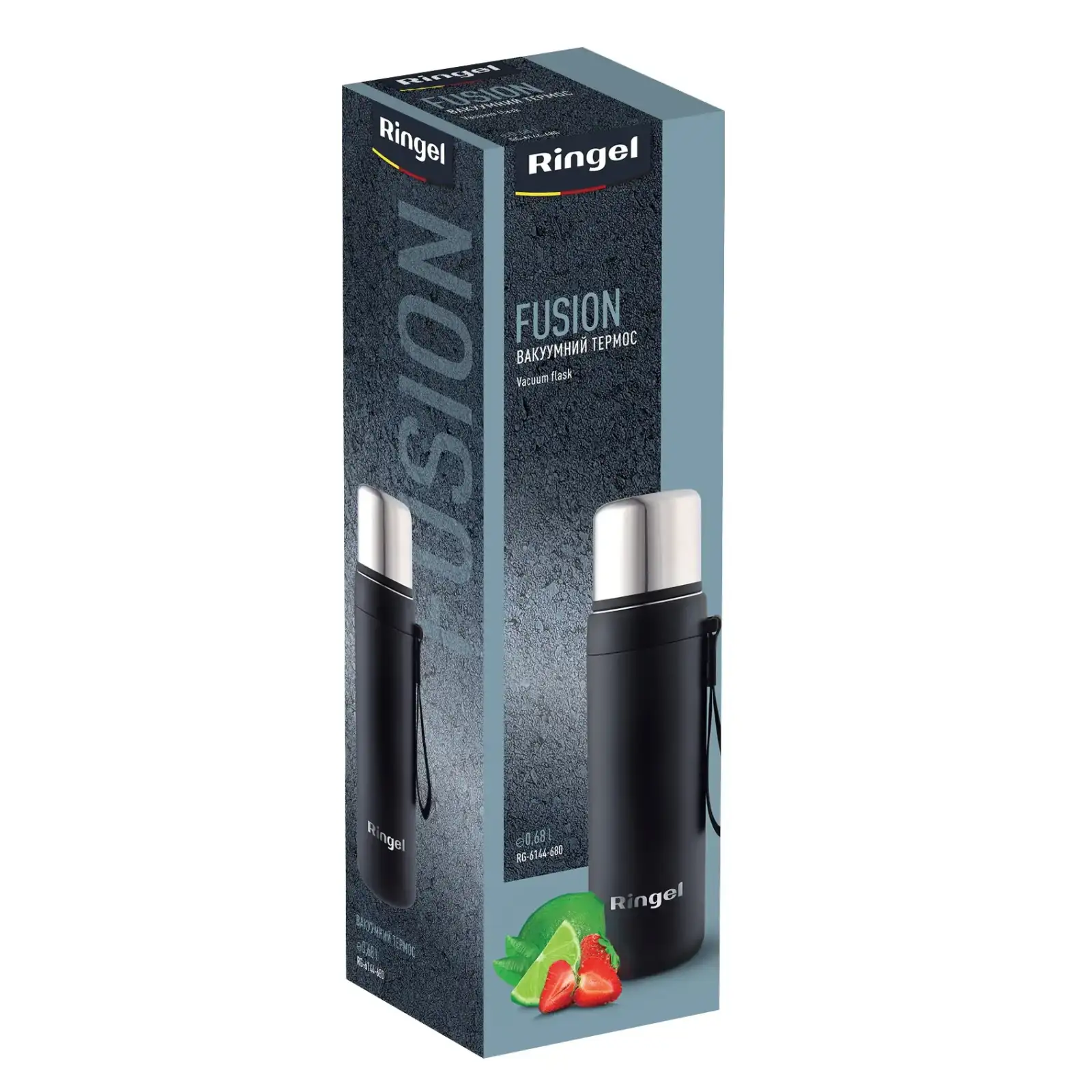 Термос RINGEL Fusion 680 мл black (RG-6144-680) UA