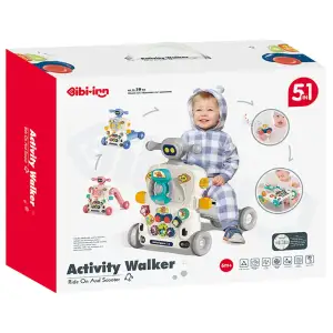 Игрушка Bibi-inn Ходунки Многофункциональные 5 в 1 со световыми и звуковыми эффектами UA