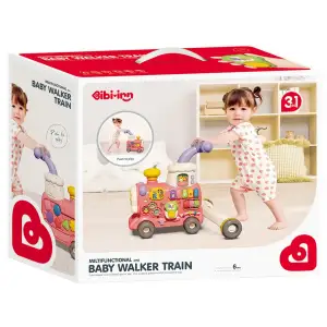 Іграшка Bibi-inn Ходунки-Потяг 3 в 1 з ефектом пари та звуковими ефектами UA
