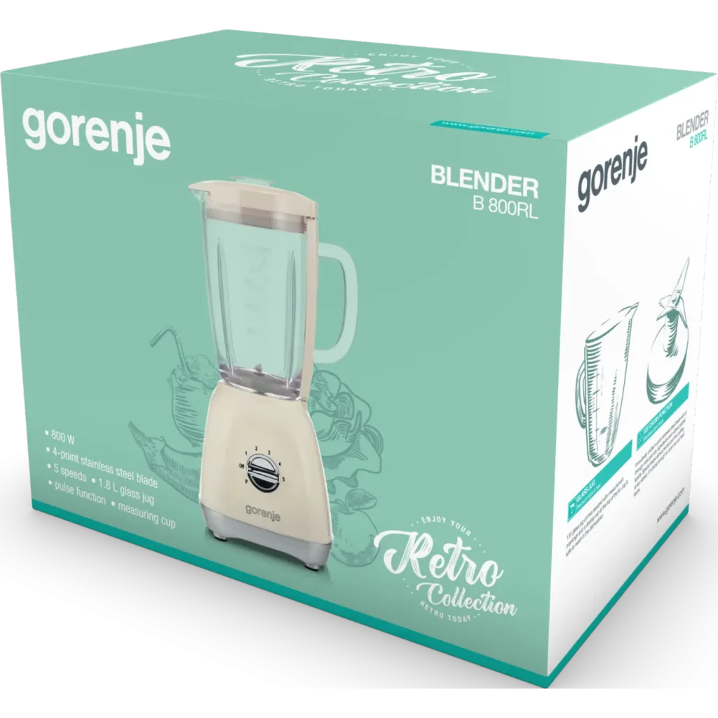 Блендер стаціонарний GORENJE B 800 RL UA