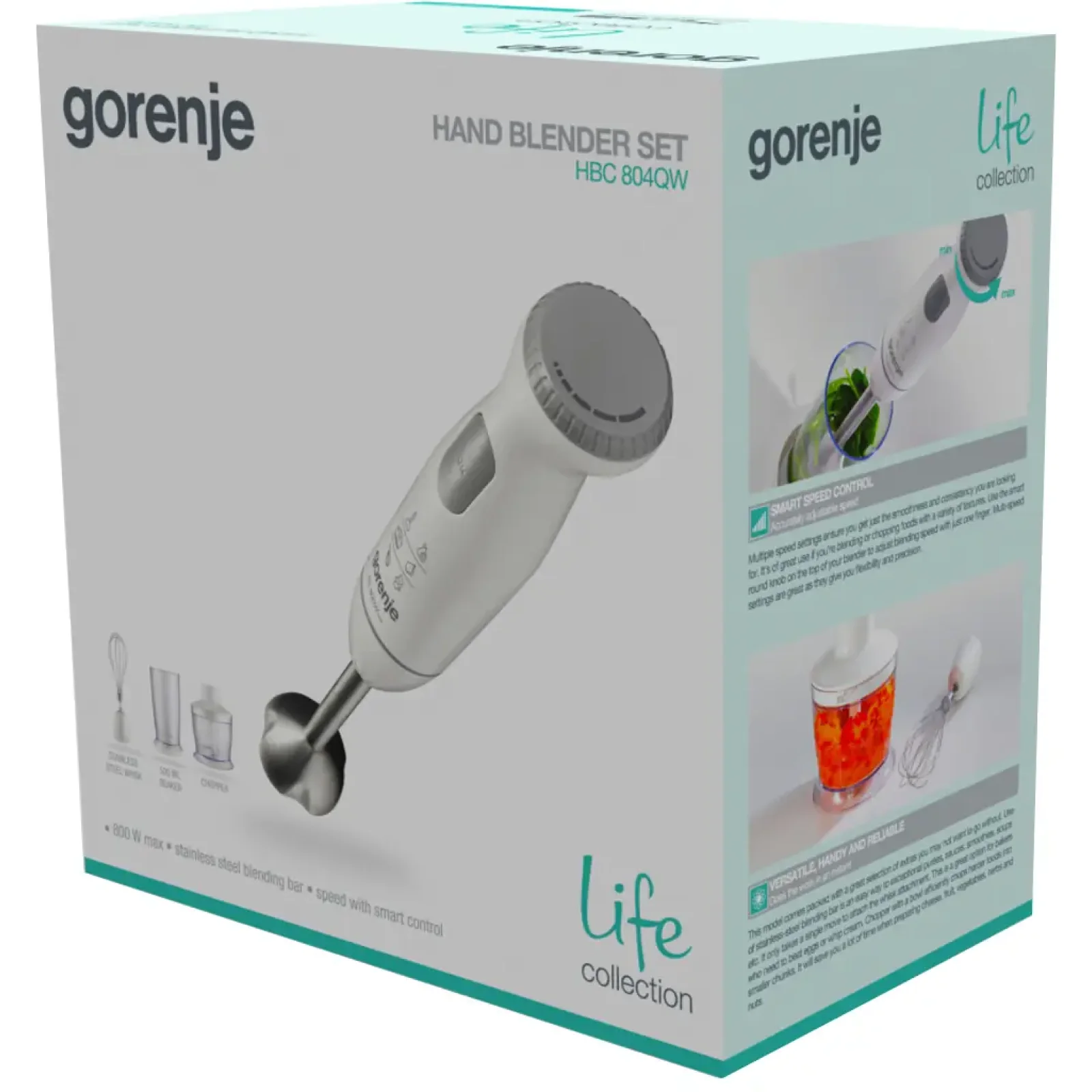 Погружной блендер Gorenje HBC804QW UA