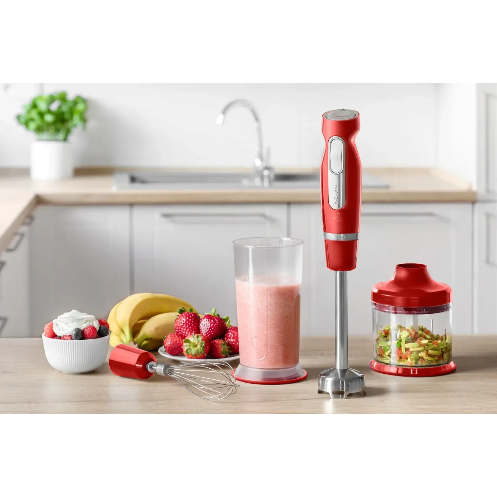 Погружной блендер Sencor SHB 4464RD-EUE3 UA